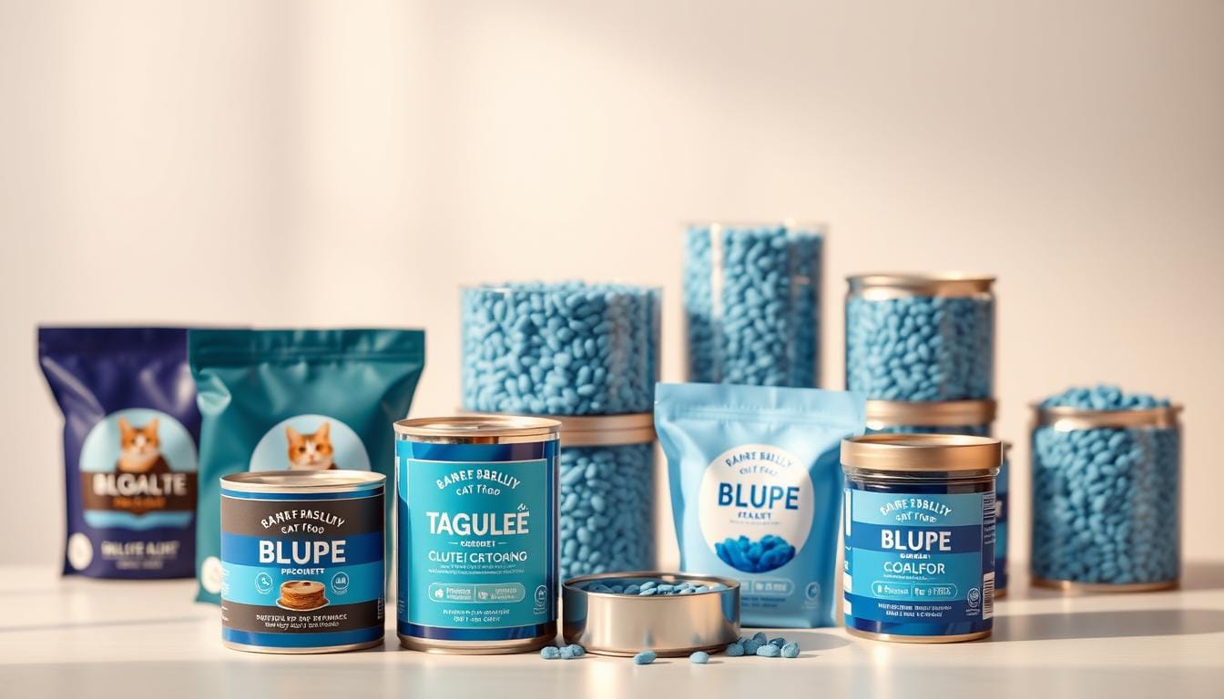 Blue cat food