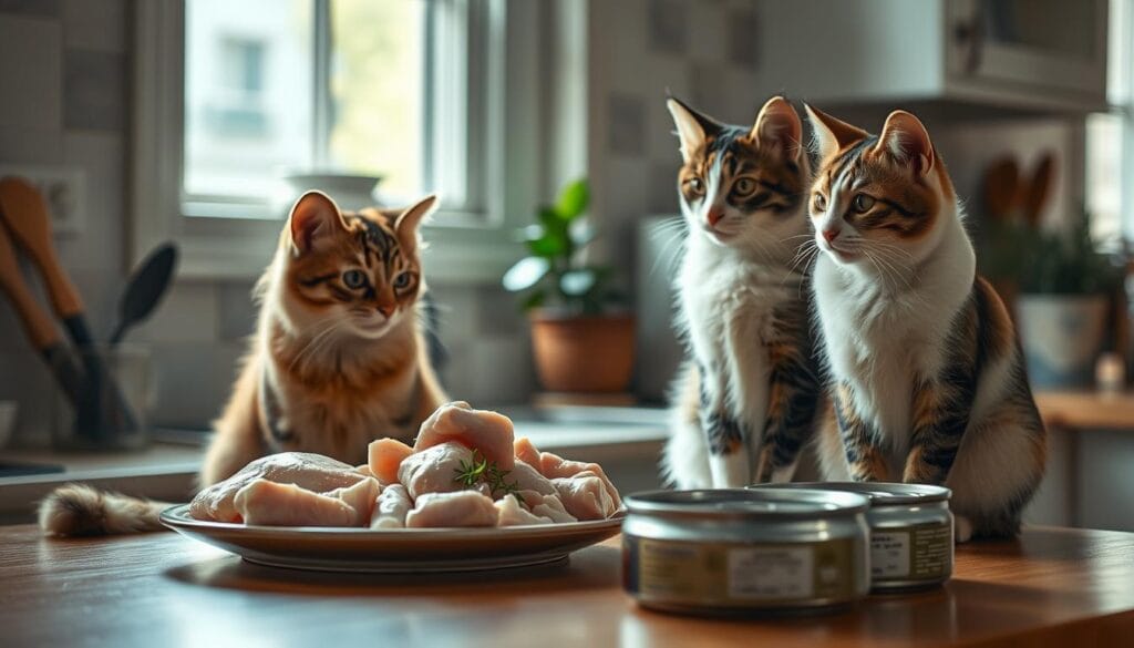 can cats have raw chicken