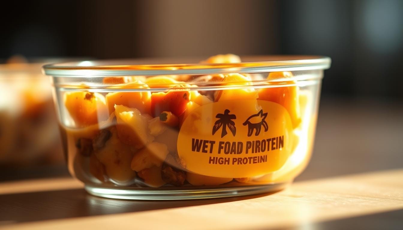 high protein wet cat food