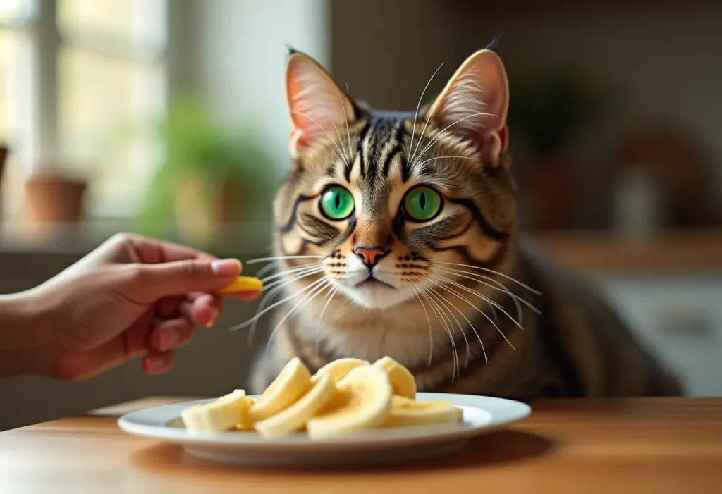 cat banana
