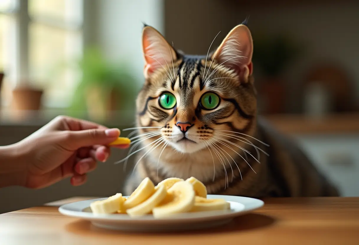 cat banana