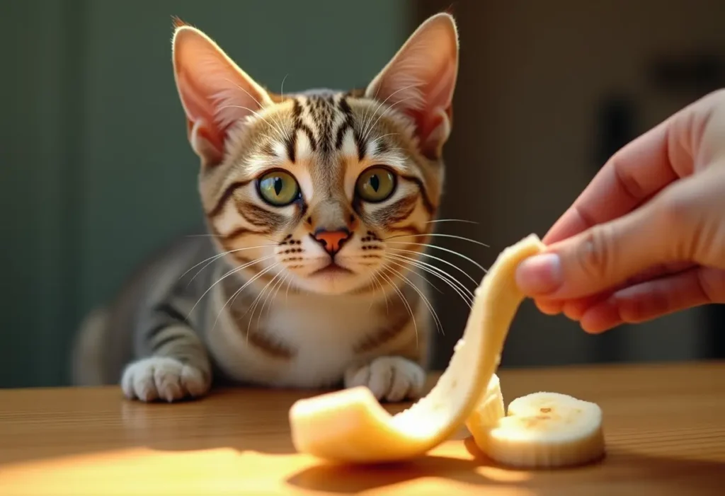 cat banana, can cats eat bananas